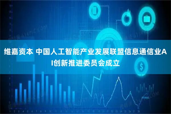 维嘉资本 中国人工智能产业发展联盟信息通信业AI创新推进委员会成立