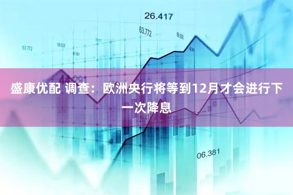 盛康优配 调查：欧洲央行将等到12月才会进行下一次降息