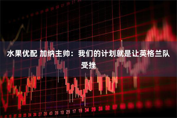 水果优配 加纳主帅:我们的计划就是让英格兰队受挫